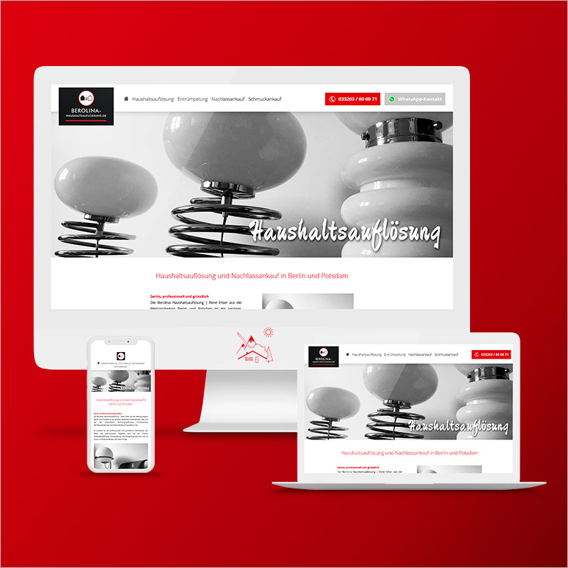 Referenz Internetseite der Werbeagentur und Kreativagentur St. Gallen