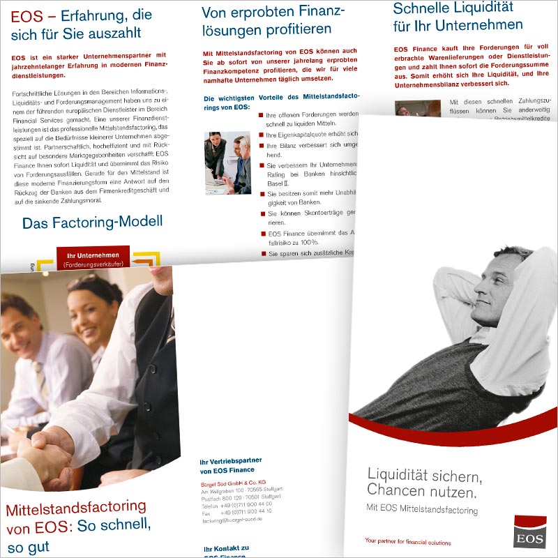 Referenz Flyer-Design der Werbeagentur und Kreativagentur St. Gallen